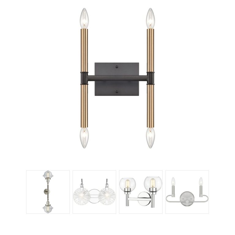 Atlas Lighting & Home Notre Dame 4-Light Oil Rubbed Bronze Vanity Sconce