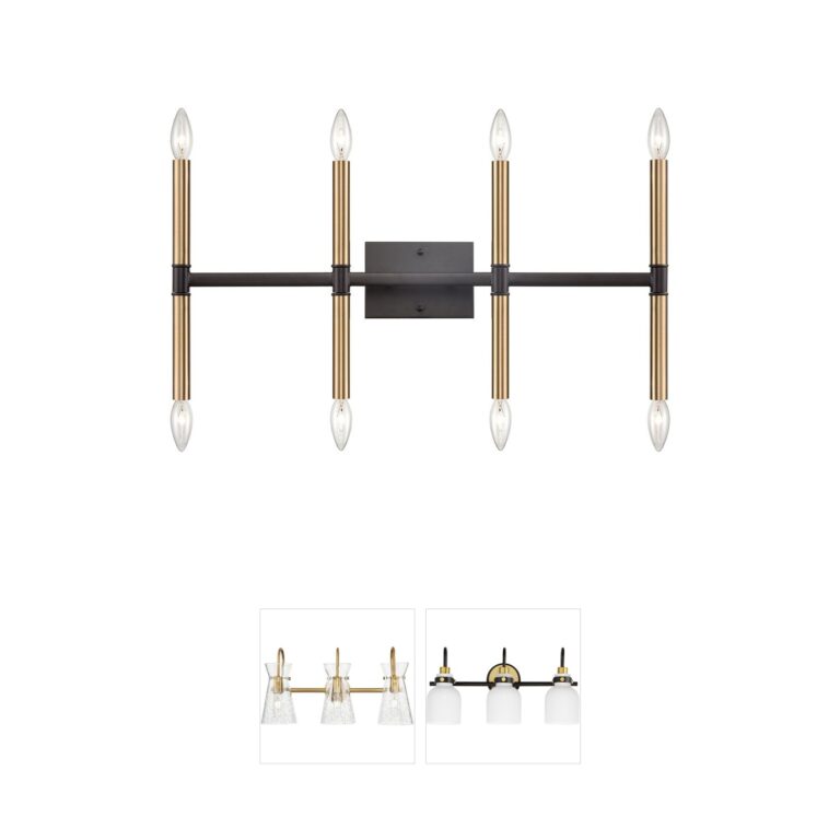 Atlas Lighting & Home Notre Dame 8-Light Steel Vanity Light