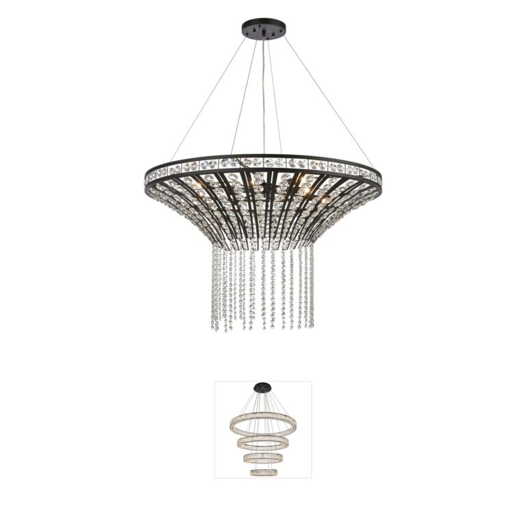 Atlas Lighting & Home Fantania 8-Light Crystal Chandelier