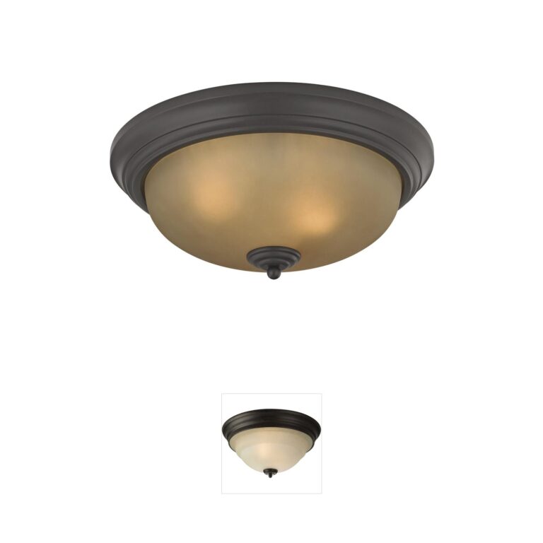 Atlas Lighting & Home Huntington 15-Inch 3-Light Flush Mount