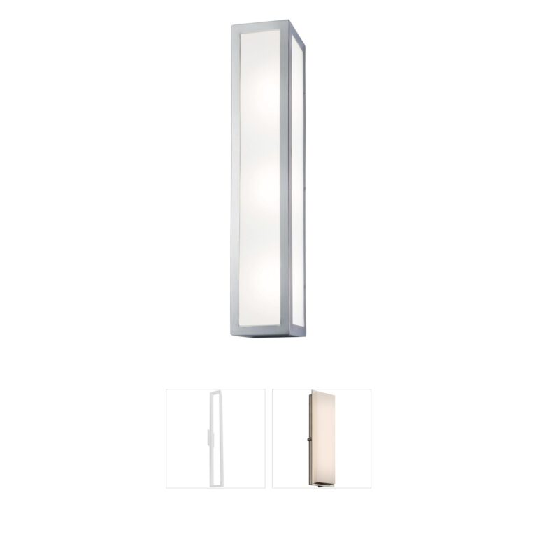 Atlas Lighting & Home Kaset Brushed Nickel Integrated LED Wall Sconce
