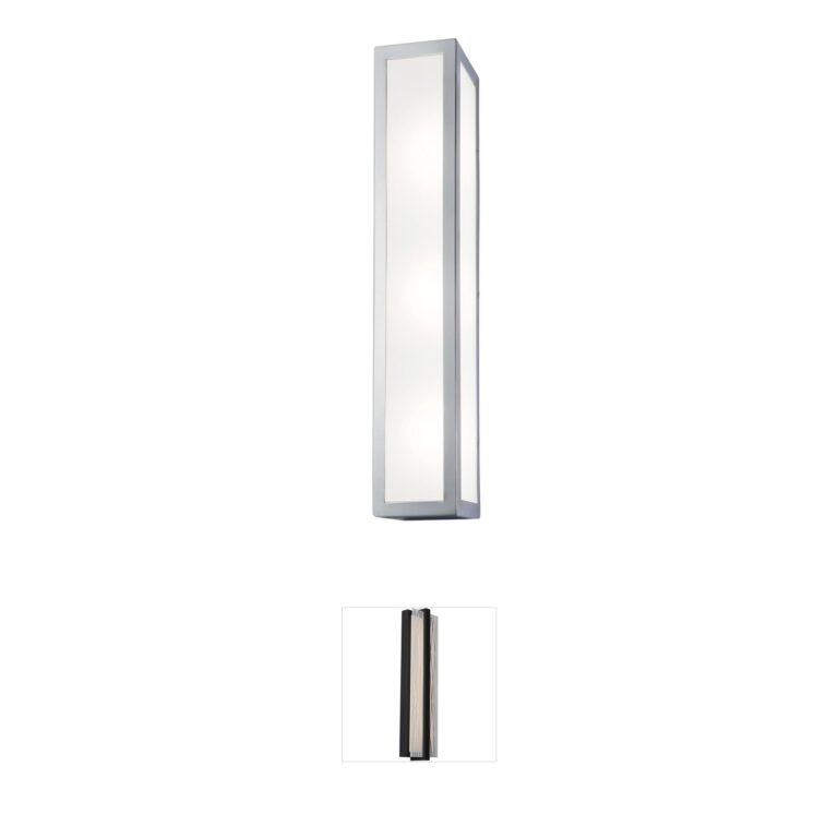 Atlas Lighting & Home Kaset 24-Inch Integrated LED Wall Sconce in Brushed Nickel