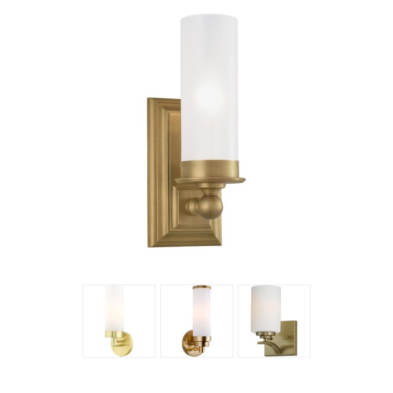 Atlas Lighting & Home Richmond Aged Brass Sconce