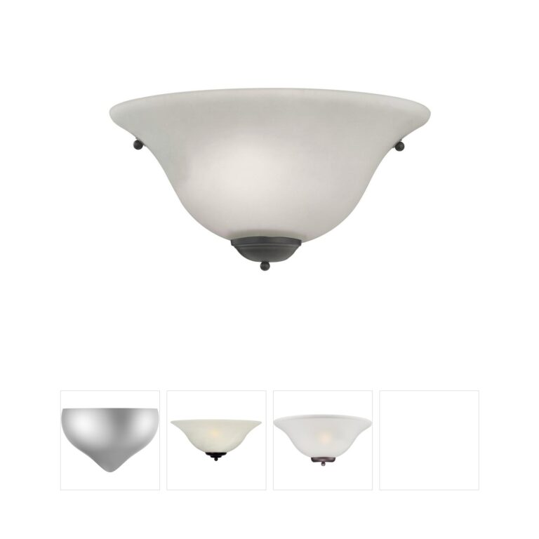 Atlas Lighting & Home Tropea Oil Rubbed Bronze Glass Wall Sconce