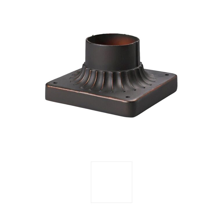 Atlas Lighting & Home Outdoor Accessories Steel Pier Mount in Clay Bronze