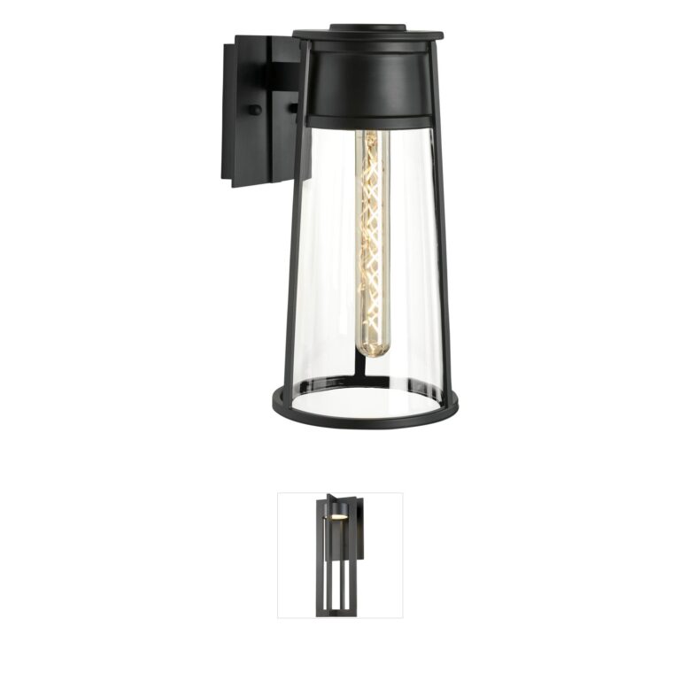 Atlas Lighting & Home Cone Solid Brass Outdoor Wall Sconce