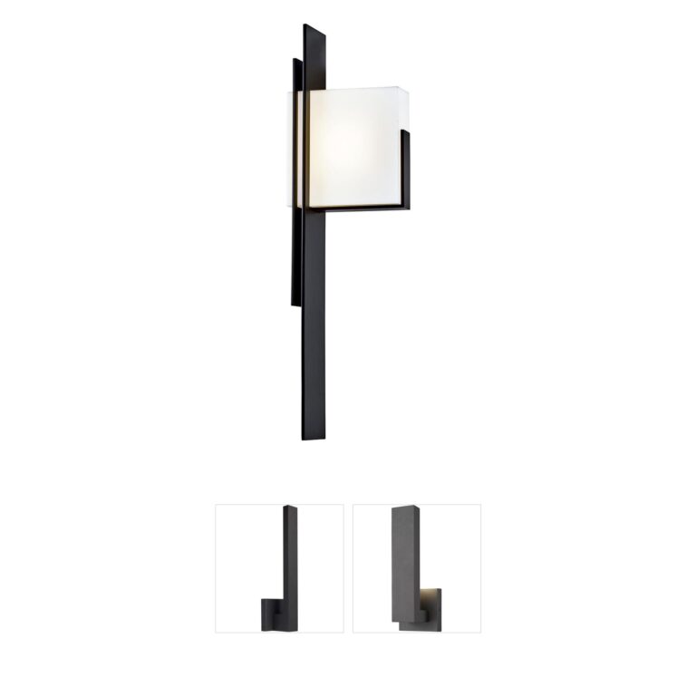 Atlas Lighting & Home Oak Park Steel Integrated LED Outdoor Wall Sconce
