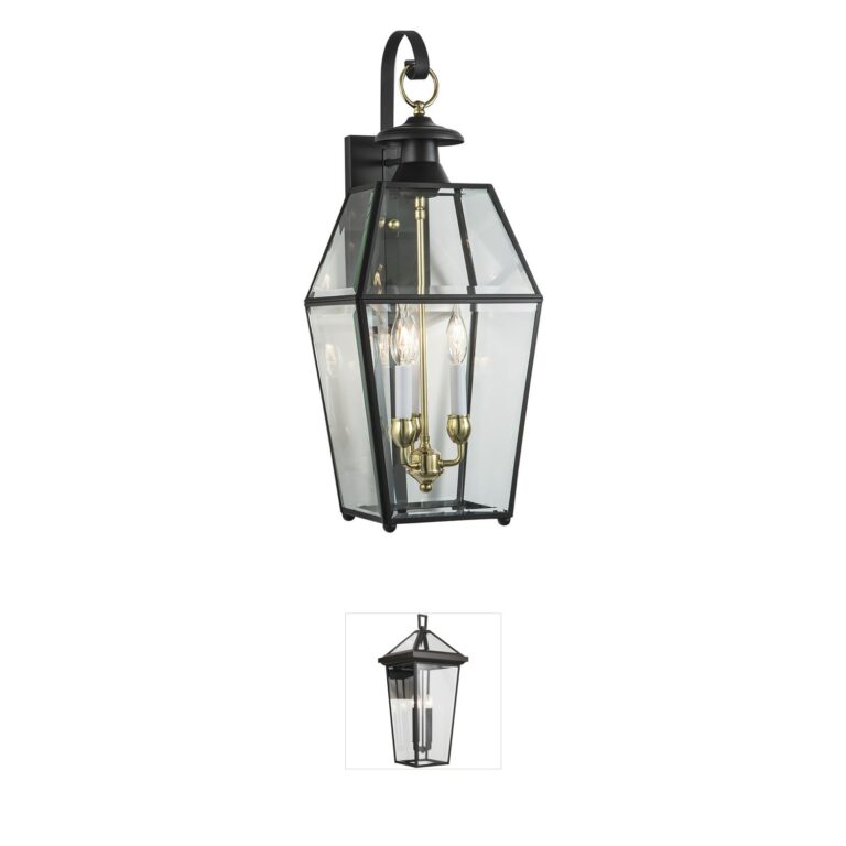 Atlas Lighting & Home Olde Colony Brass Outdoor Wall Sconce
