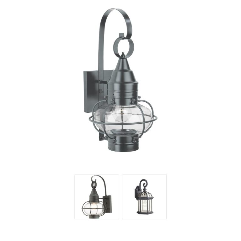 Atlas Lighting & Home Classic Onion Brass Outdoor Wall Sconce