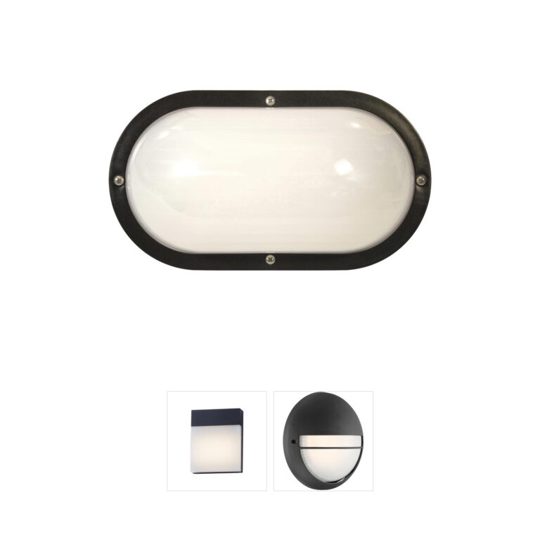 Atlas Lighting & Home Port Oil Rubbed Bronze Outdoor Wall Sconce with Gloss White Shade