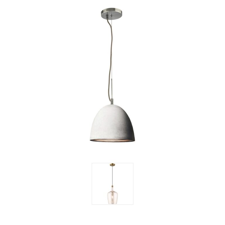 Atlas Lighting & Home Castle Concrete Mini Pendant