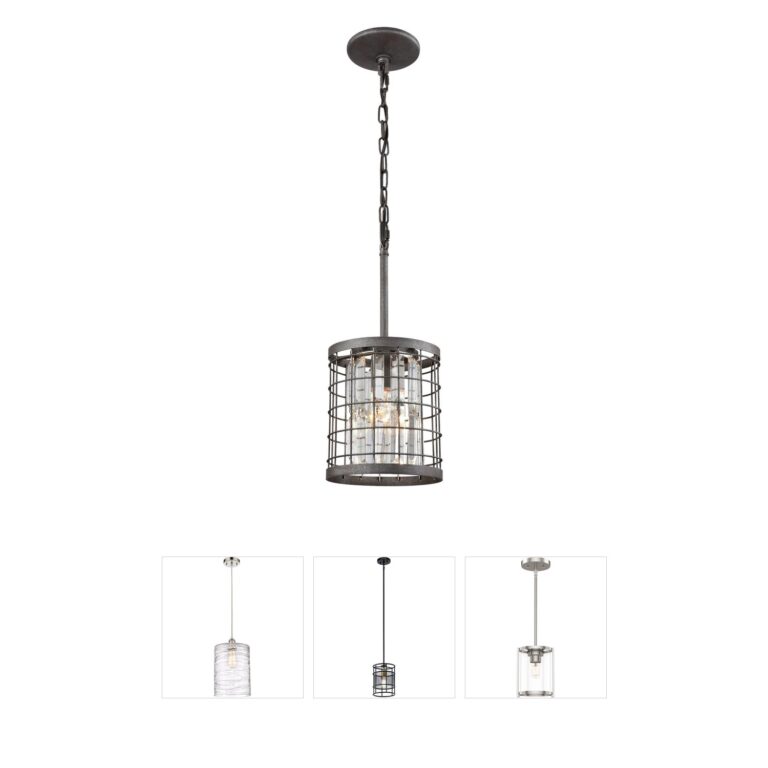 Atlas Lighting & Home Nadina Silverdust Crystal Mini Pendant