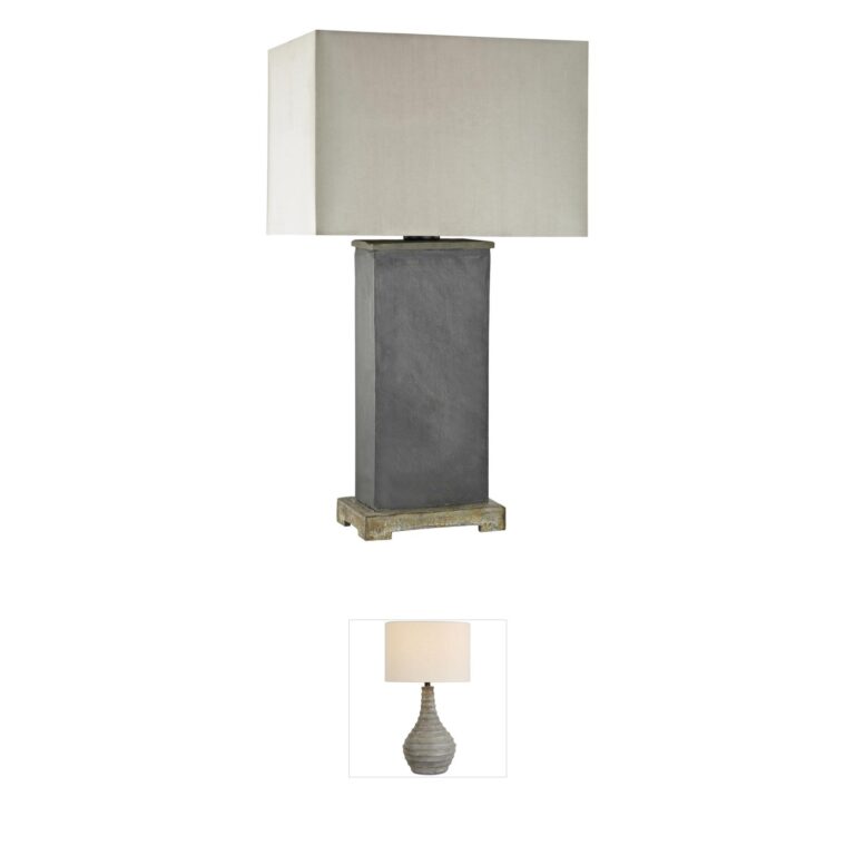 Atlas Lighting & Home Elliot Bay 28" Slate and Stone Outdoor Table Lamp