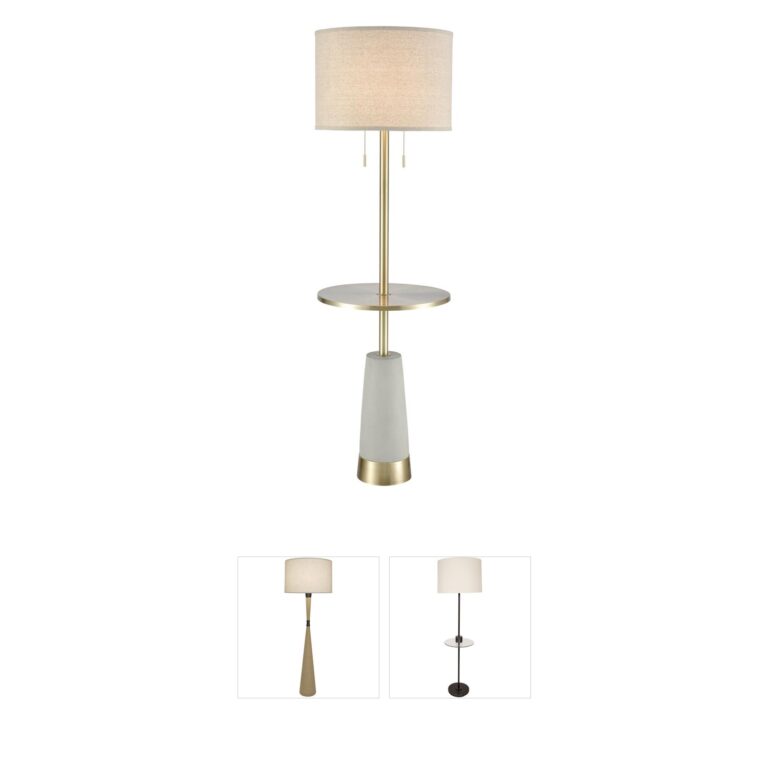 Atlas Lighting & Home Below the Surface Polished Concrete Floor Lamp