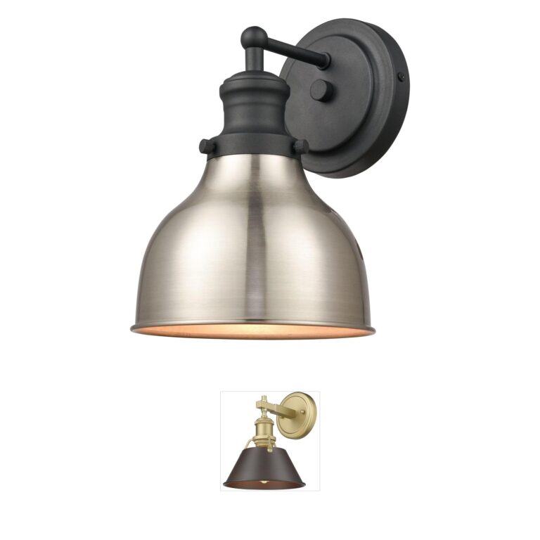 Atlas Lighting & Home Haralson 1-Light Steel Sconce
