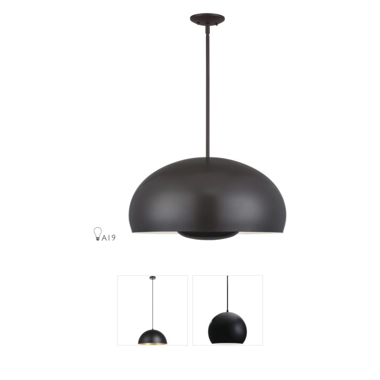Livex Lighting Domma English Bronze Steel Pendant