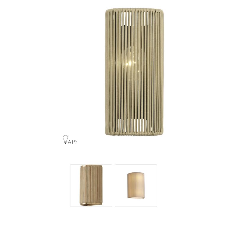 Livex Lighting Acordia English Bronze Rope Wall Sconce