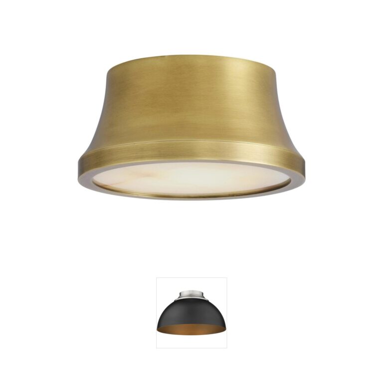 Arteriors Louisa Round Onyx Flush Mount