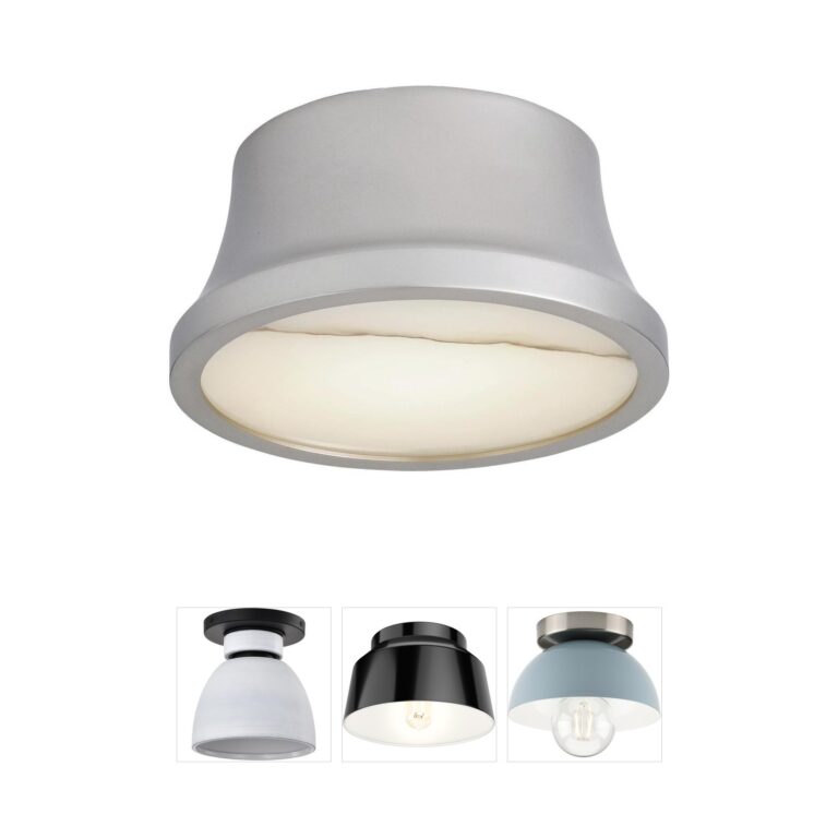 Arteriors Louisa Vintage Silver and White Onyx LED Flush Mount