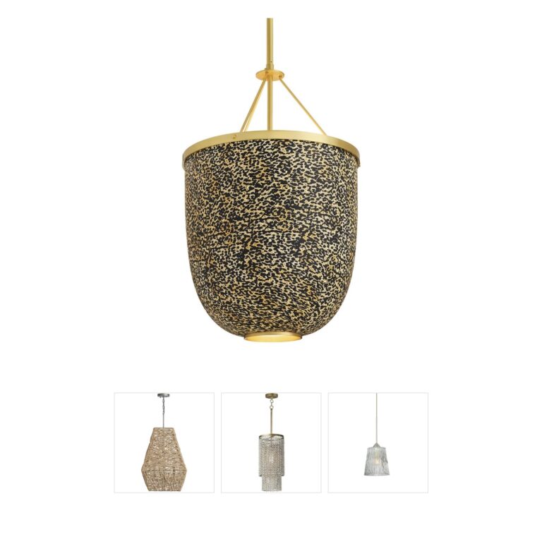 Arteriors Lysandra Faux Eggshell Pendant