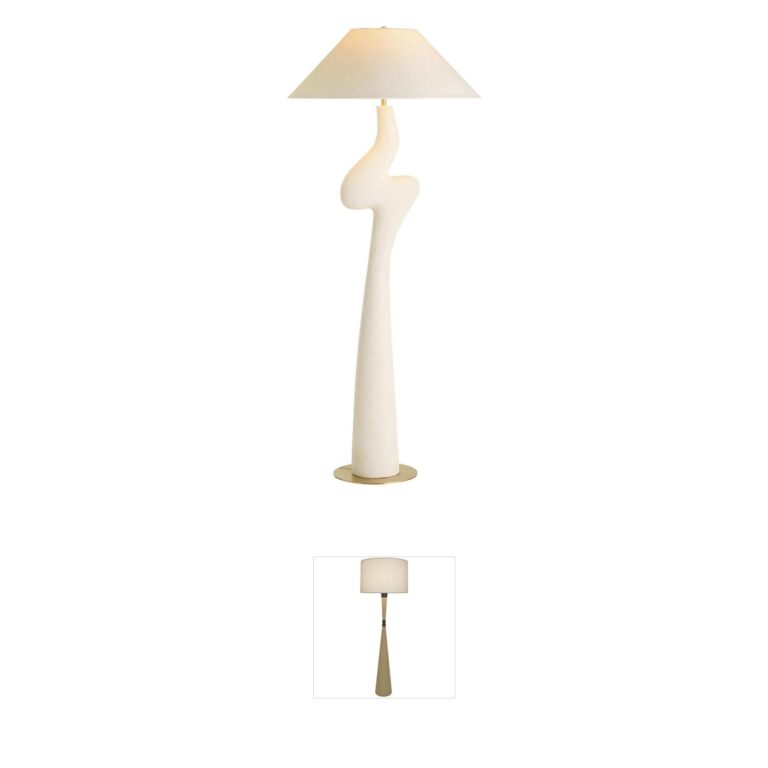 Arteriors Nicolette Riverstone & Iron Floor Lamp