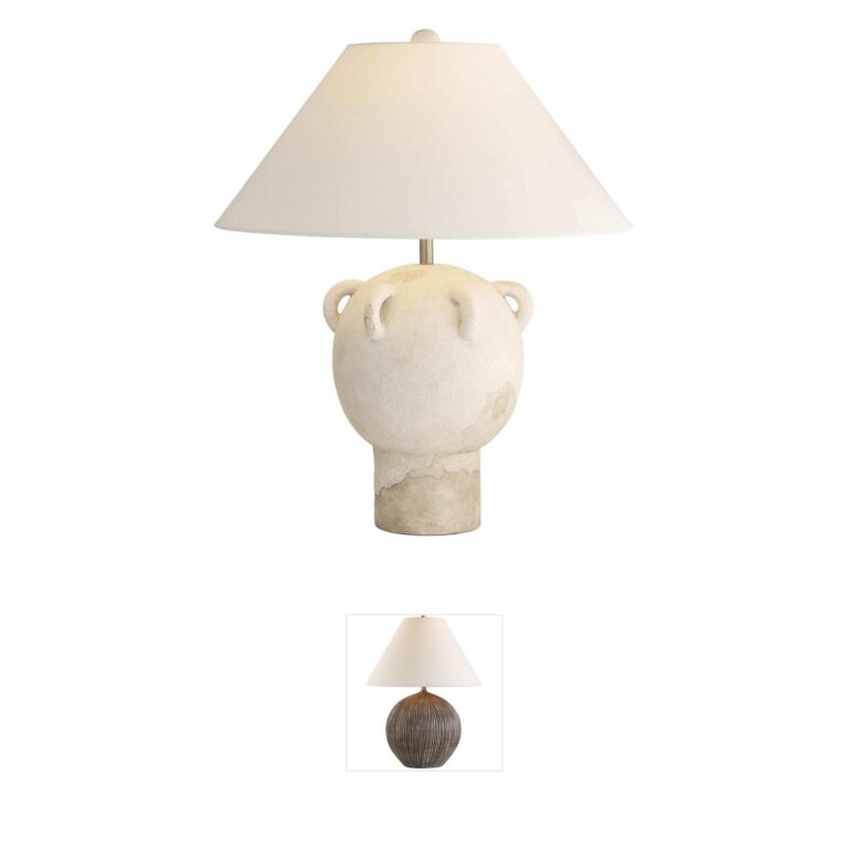 Arteriors Neela Terracotta Tuscan Wash Table Lamp