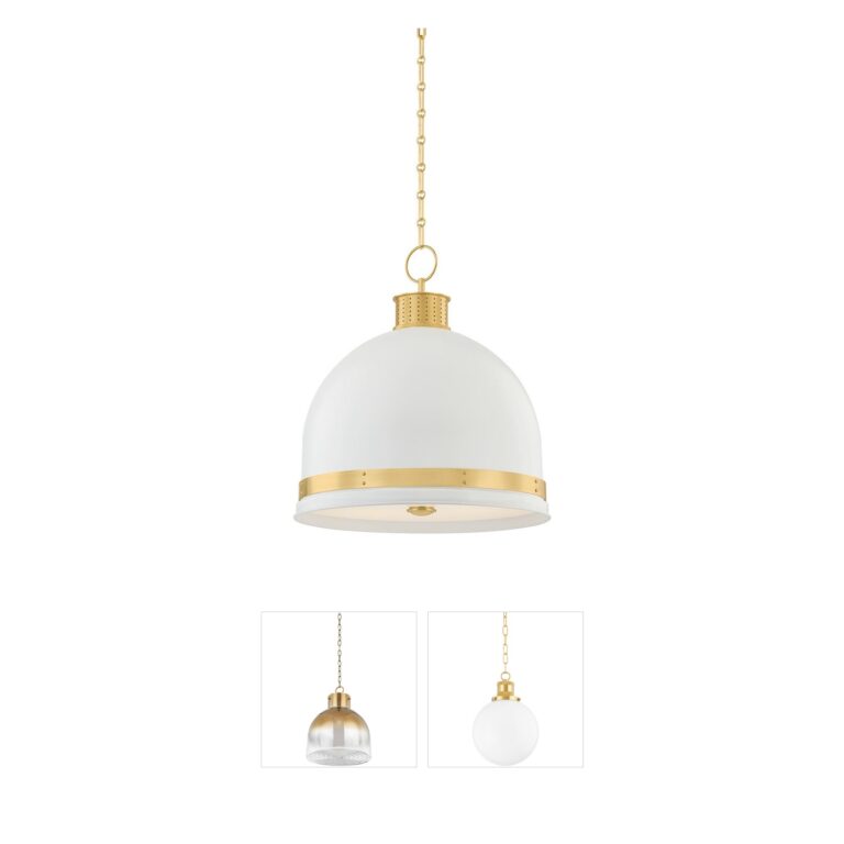Hudson Valley Briscoe Steel Pendant
