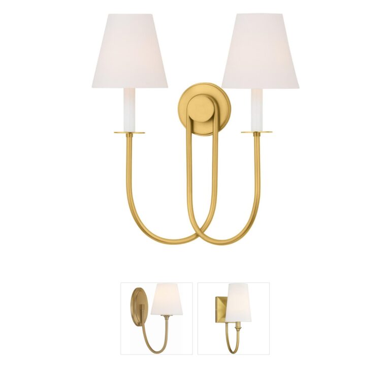Hudson Valley Lighting Midtown Aged Brass Wall Sconce