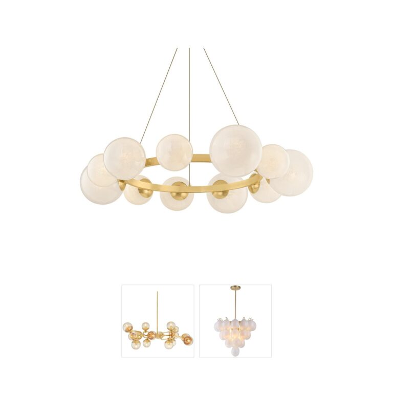 Hudson Valley Pacama Aged Brass 11-Light Chandelier
