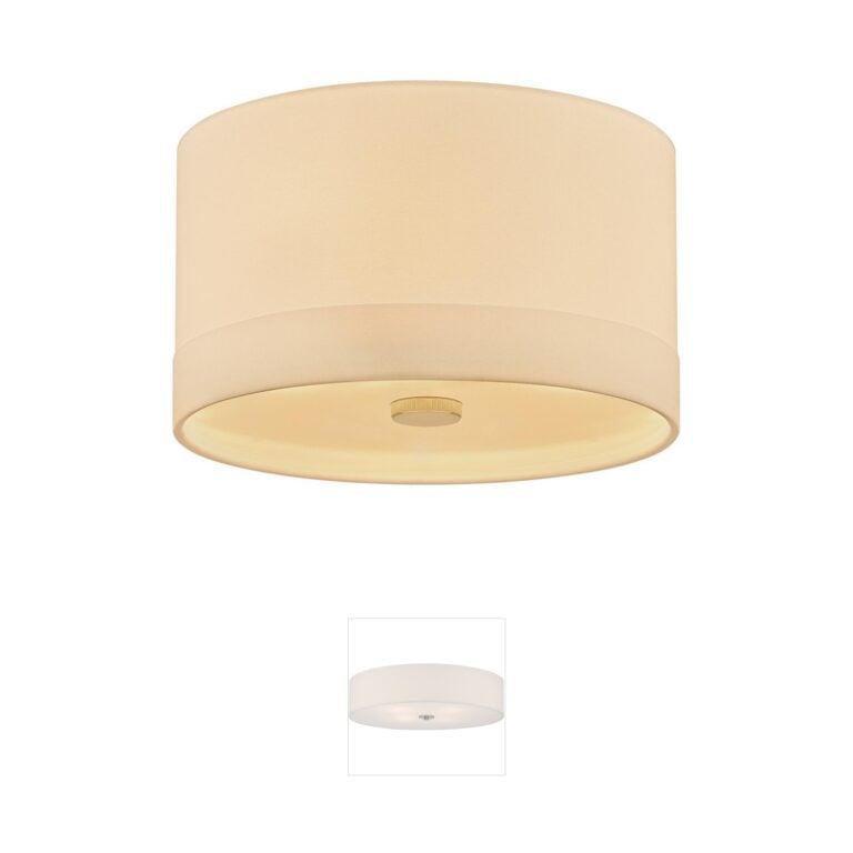 Hudson Valley Ashland Linen Flush Mount