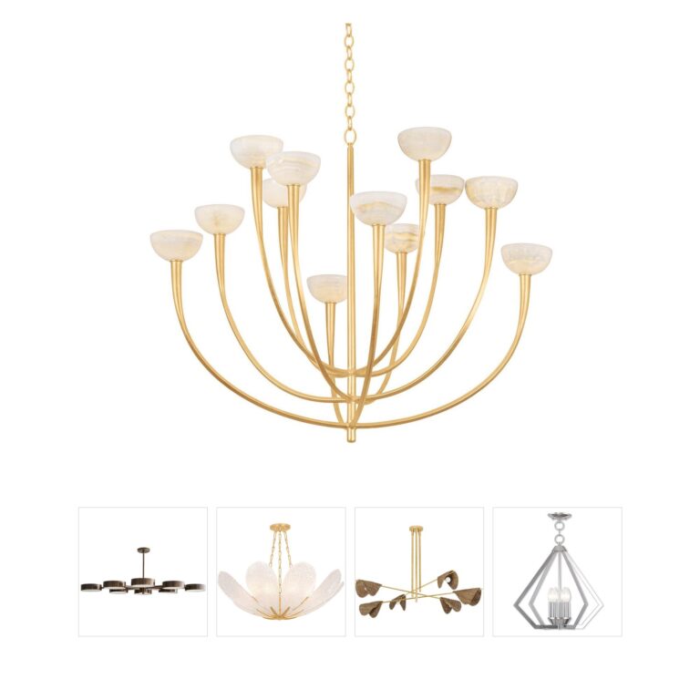 Hudson Valley Lighting Maywood Iron Chandelier