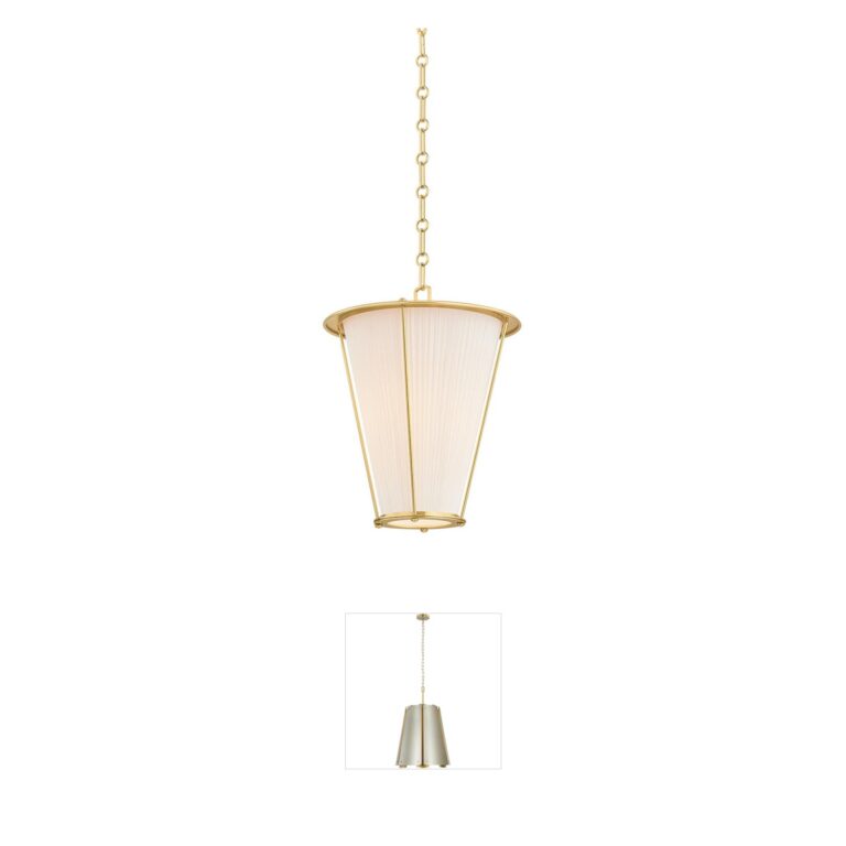 Hudson Valley Lighting Ellsworth Aged Brass Steel Lantern