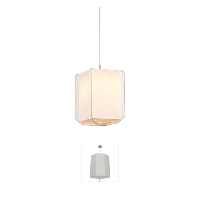 Hudson Valley Lighting Louise Iron Pendant with Patina Gold Leaf Finish