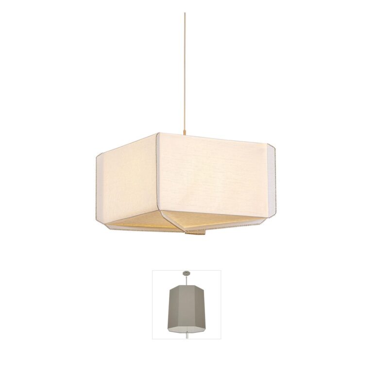 Hudson Valley Louise 3-Light Patina Gold Leaf Iron Pendant