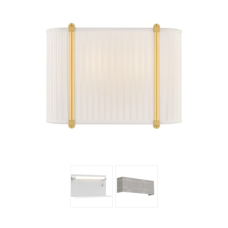 Hudson Valley Lighting Cornell Aged Brass Wall Sconce
