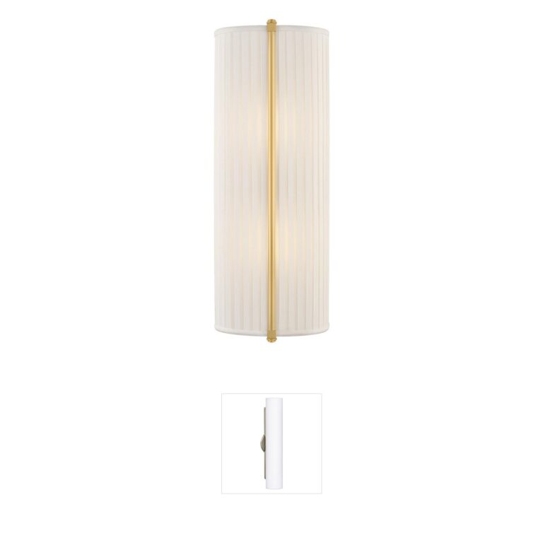 Hudson Valley Cornell Aged Brass ADA Wall Sconce