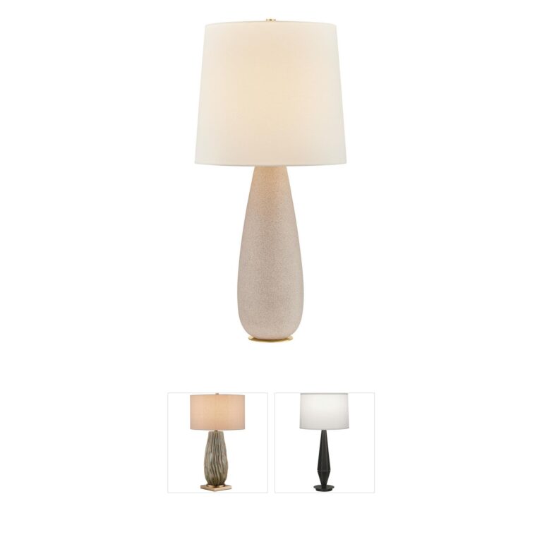 Hudson Valley Lighting Neelytown Ceramic Table Lamp with Aged Brass