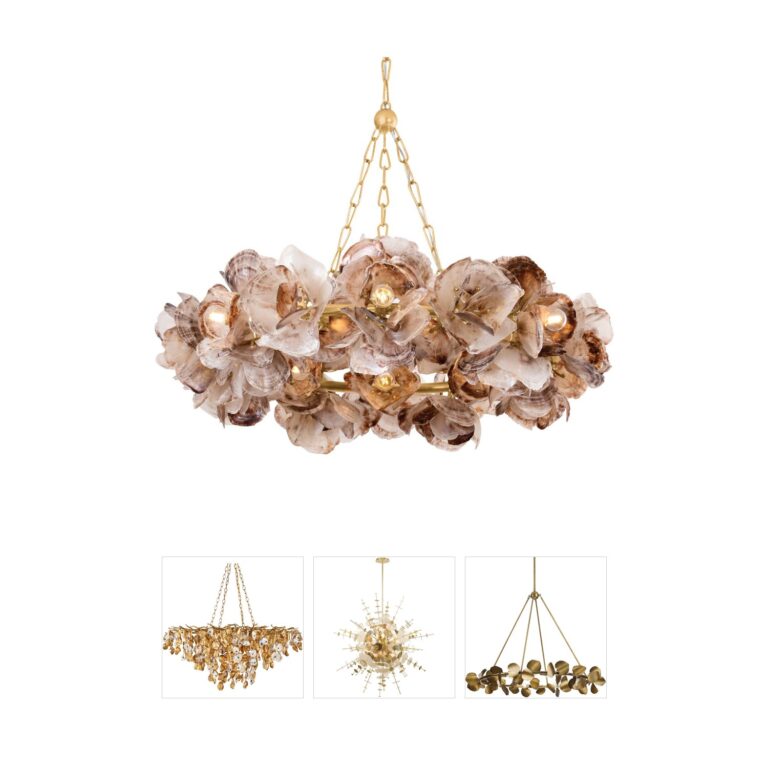 Corbett Lighting Galle Natural Marine Chandelier