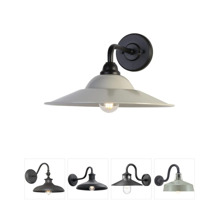 Golden Lighting Yep Croma Bell Shade Outdoor Wall Sconce