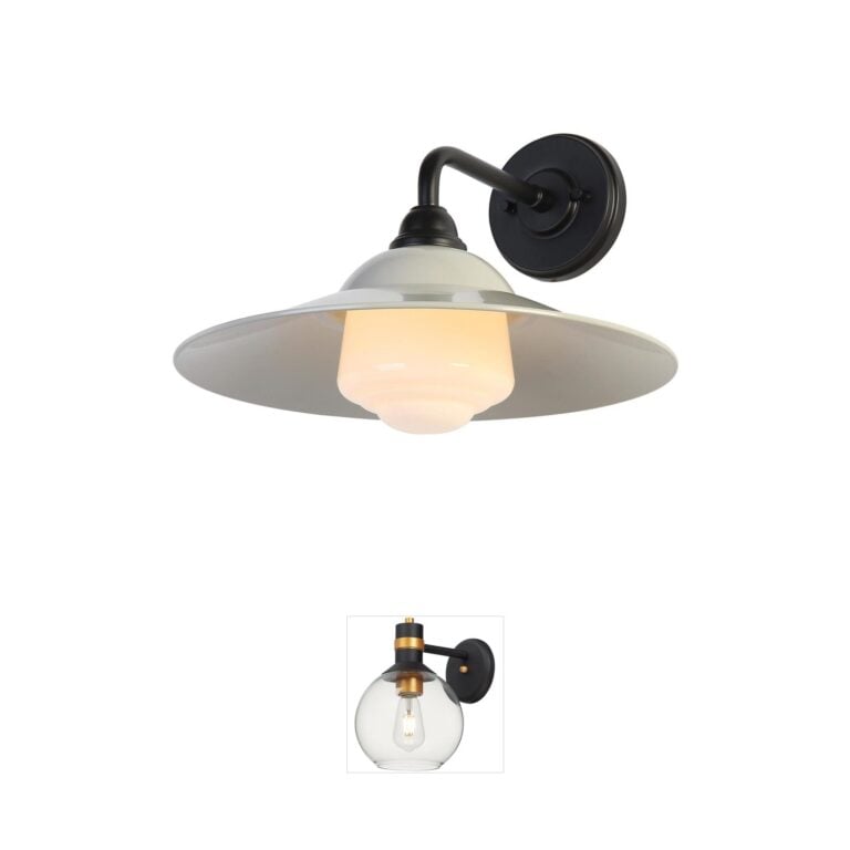 Golden Lighting Yep Croma Matte Black Steel Outdoor Wall Sconce