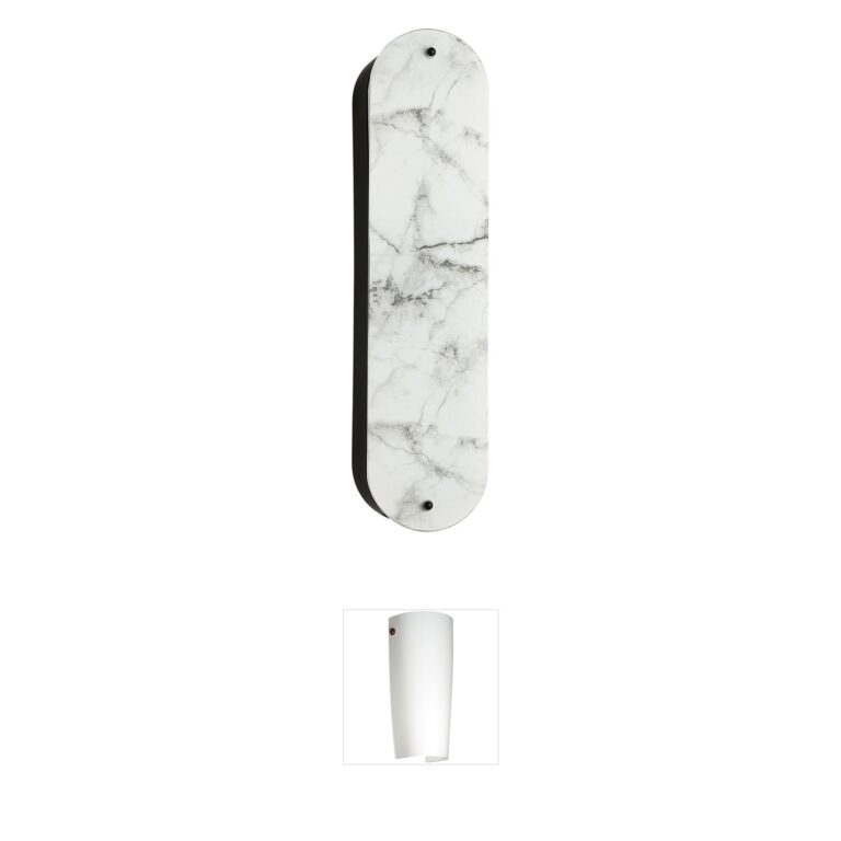 Dainolite Pascal Faux Alabaster 2-Light Wall Sconce