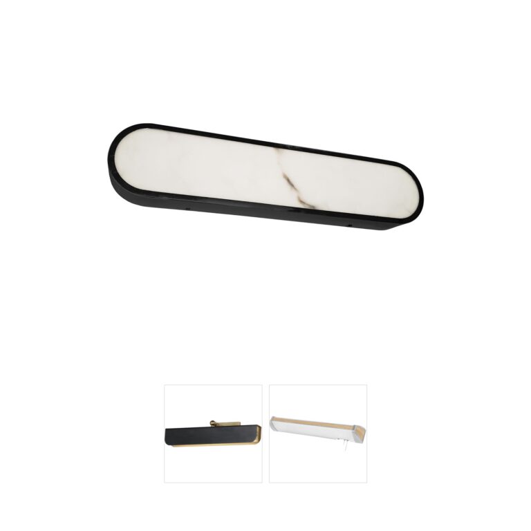 Dainolite Walsh Faux Alabaster Linear LED Wall Sconce