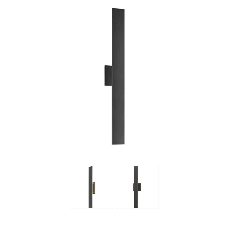 Dainolite Wheatherly 32" Linear Metal LED Outdoor Wall Sconce