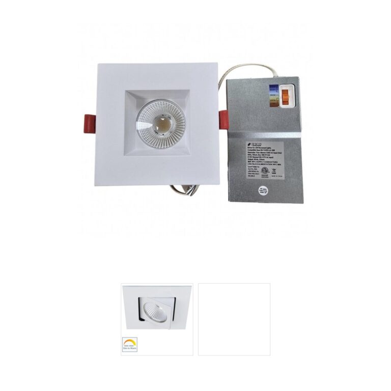 Jesco Lighting RLF Square Canless Fire-Rated LED Downlight