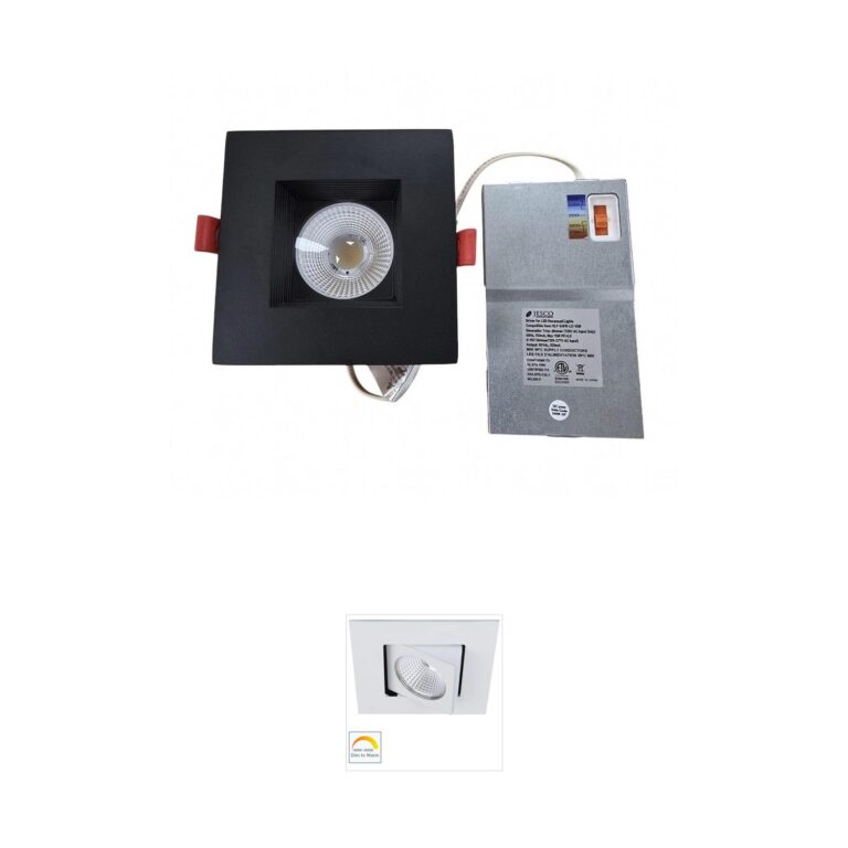 Jesco RLF 4-Inch Square Fire-Rated LED Downlight