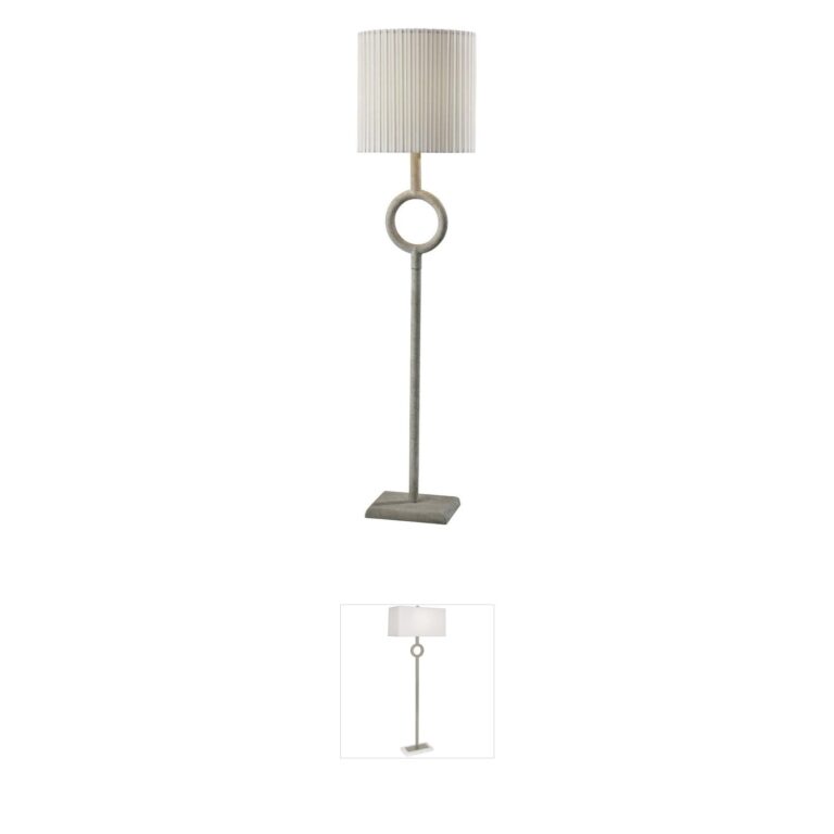 Adesso Elizabeth Stone Texture Floor Lamp