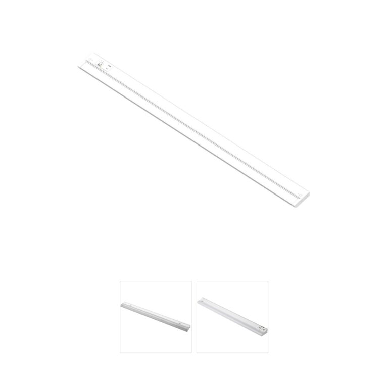 Nora Lighting LEDUR 42-Inch Adjustable Under Cabinet Light with Selectable CCT and USB Ports