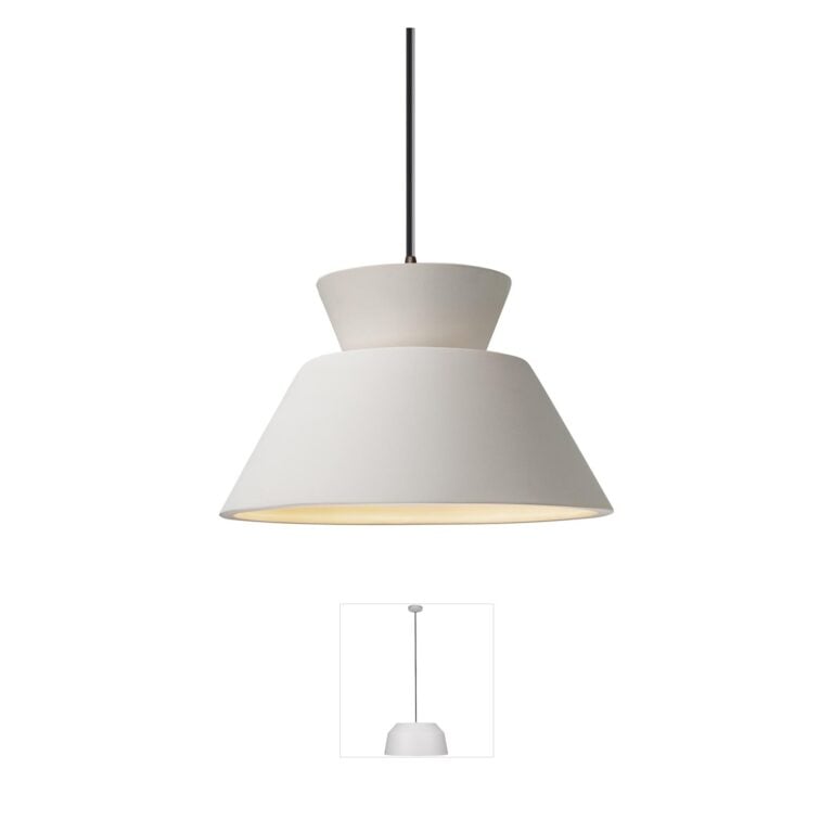 Justice Design Group Radiance Trapezoid Ceramic Pendant