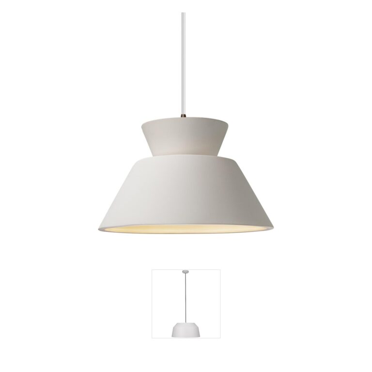 Justice Design Group Radiance Collection - Trapezoid Ceramic Pendant