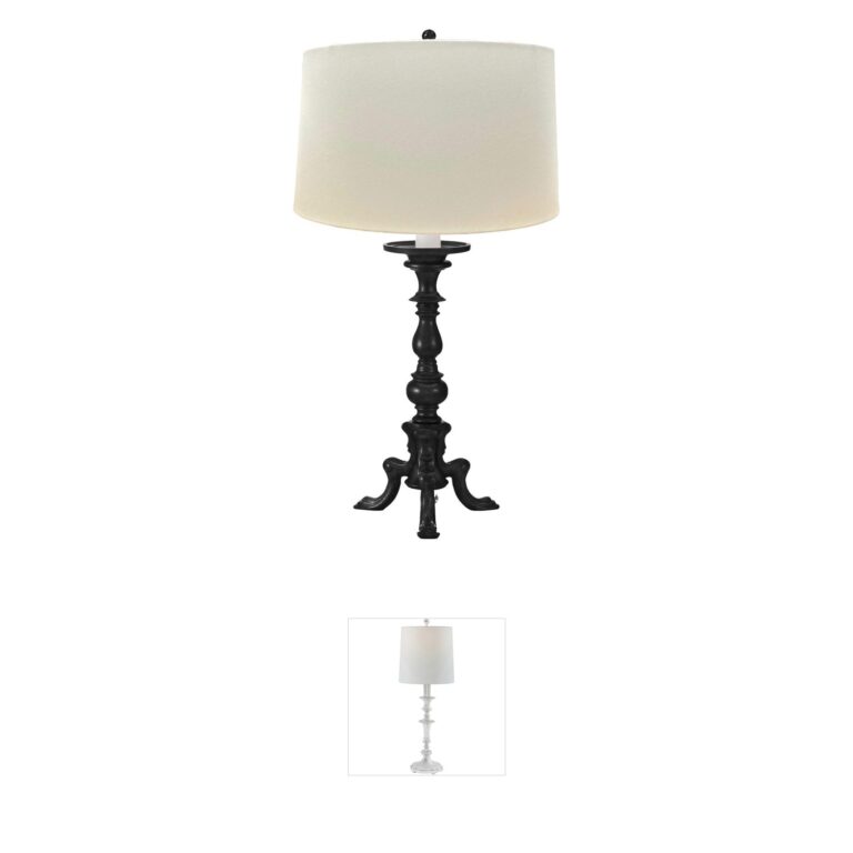 Stiffel Ellie Matte Black Transitional Table Lamp